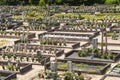 08.2018.Japan.Cemetery in Japan, the city of Shima, August 2018.Japanese well-kept cemetery on a summer day