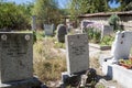 Cemetery in Koprivshtitsa famous wooden town in Bulgaria