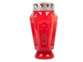 Cemetery lantern candle Royalty Free Stock Photo