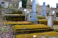 Cemetery. Old medieval saxon lutheran church in Sighisoara, Transylvania, Romania Royalty Free Stock Photo