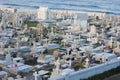 Cemetery in Old San Juan, in Puerto Rico. Sunset time Royalty Free Stock Photo