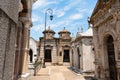 Cemetery Recoleta, Buenos Aires Argentine Royalty Free Stock Photo