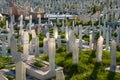 Cemetery in Sarajevo, Bosnia and Herzegovina