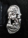 Cemetery silver child Royalty Free Stock Photo