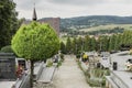 Cemetery in small village