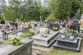 Cemetery in small village