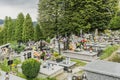 Cemetery in small village