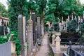 Cemetery statues, despairing woman statue, crosses, resting place, graveyard, sculpture, art