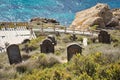 Cemetery in Sweethaven, or Popeye Village Royalty Free Stock Photo