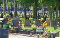Cemetery in town Ruzomberok, Slovakia