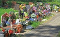 Cemetery in town Ruzomberok, Slovakia