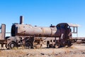 Cemetery trains Uyuni, Bolivia