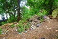 The cemetery of Trunyan village of Bali, Indonesia Royalty Free Stock Photo