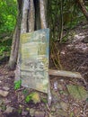 The cemetery of Trunyan village of Bali, Indonesia Royalty Free Stock Photo