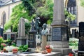 Cemetery at Vysehrad Fortress Prague Czech Republic