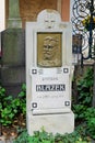 Patrik Blazek - Writer and soldier Cemetery at Vysehrad Fortress Prague Czech Republic