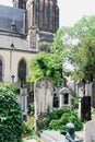 Cemetery at Vysehrad Fortress Prague Czech Republic