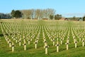 Cemetery world war one in France Vimy La Targette. Royalty Free Stock Photo