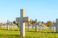 Cemetery world war one in France Vimy La Targette. Royalty Free Stock Photo