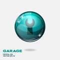 3D Garage Button