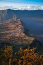 Cemoro Lawang Village at the Edge of Massive Volcanic Crater