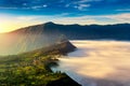 Cemoro lawang village at morning in Bromo tengger semeru national park, East Java, Indonesia Royalty Free Stock Photo