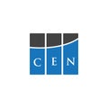 CEN letter logo design on BLACK background. CEN creative initials letter logo concept. CEN letter design