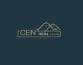 CEN Real Estate and Consultants Logo Design Vectors images. Luxury Real Estate Logo Design