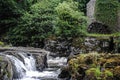 Cenarth falls   Pembrokeshire  wales  water fall Royalty Free Stock Photo