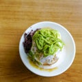 Cendol a cold dessert