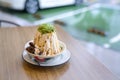 Cendol, an iced sweet dessert, very popular in Malaysia