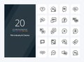 20 Cenima Outline icon for presentation