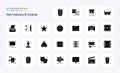 25 Cenima Solid Glyph icon pack