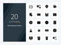 20 Cenima Solid Glyph icon for presentation