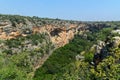 Cennet and Cehennem or heaven and hell sinkholes in Taurus Mountains, in Mersin Province, Turkey. Royalty Free Stock Photo