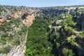 Cennet and Cehennem or heaven and hell sinkholes in Taurus Mountains, in Mersin Province, Turkey. Royalty Free Stock Photo