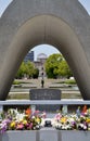 The Cenotaph at the Hiroshima Peace Memorial Park