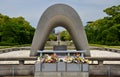 The Cenotaph at the Hiroshima Peace Memorial Park