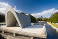 Cenotaph in Hiroshima Peace Memorial Park, Japan