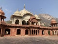 Cenotaph of Maharaja Bakhtawar Singh in the City Palace complex in Alwar, Rajasthan, India.
