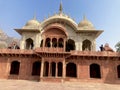 Cenotaph of Maharaja Bakhtawar Singh in the City Palace complex in Alwar, Rajasthan, India.