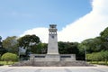 The Cenotaph, a war memorial located within the Esplanade Park at Connaught Drive, in Singapore`s Central Business District