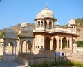 Cenotaphs in Gaitore, Jaipur, Rajasthan, India