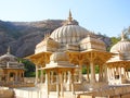 Cenotaphs in Gaitore, Jaipur, Rajasthan, India