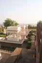Cenotaphs on the hill overlooking Jodhpur at Jaswant Thada Kings