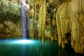 Cenote of dzitnup Royalty Free Stock Photo