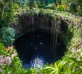 Cenote Ik Kil - Yucatan, Mexico Royalty Free Stock Photo