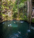 Cenote Ik Kil - Yucatan, Mexico Royalty Free Stock Photo