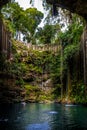 Cenote Ik Kil - Yucatan, Mexico Royalty Free Stock Photo