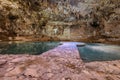 Cenote Suytun at Valladolid, Yucatan - Mexico Royalty Free Stock Photo